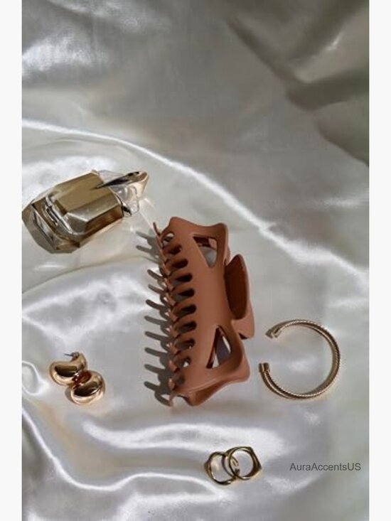 Large Matte Hair Claw Clips, Strong Hold, 6 Pack, Wide Teeth, 4 Inch main image 6